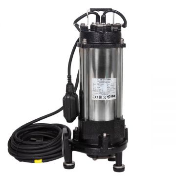 Pompa Apa Murdara cu Cutit, Tocator si Plutitor, Kraken 1800F, 1800W, 240 l/min, H Refulare 21 m