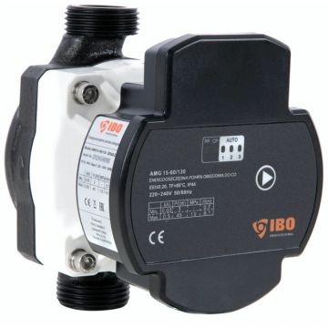 Pompa de recirculare electronica pentru centrala IBO Dambat AMG 15-60/130, 48l/min, 45W, Cablu comunicare pompa de caldura inclus