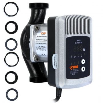 Pompa de recirculare electronica pentru centrala IBO MAGI-H 25-120/180, 14-185 W, 160 l/min, H Refulare 12 m