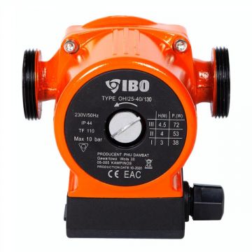 Pompa Recirculare Centrala IBO OHI 25-40/130, 71 W, 48 l/min, H Refulare 4.5 m