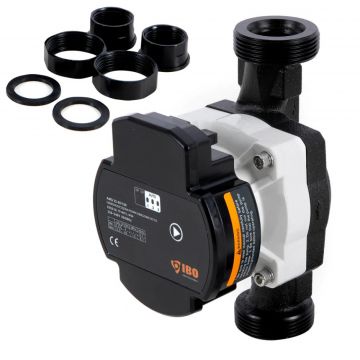 Pompa recirculare electronica pentru centrala IBO Dambat AMG 25-60/180, 55l/min, 45W, Cablu comunicare pompa de caldura inclus