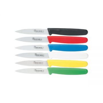 Set de 6 cutite medii bucatarie profesionale, certficate igiena HACCP, Profi Line, lama 90 mm, lungime totala 185 mm