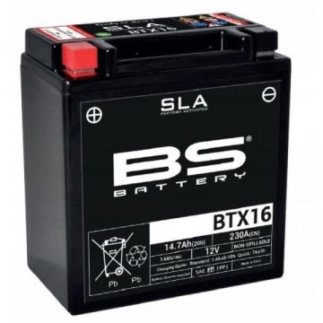 Baterie 14ah 12v BS-Battery (AGM Gel) Borna + Pe Stanga