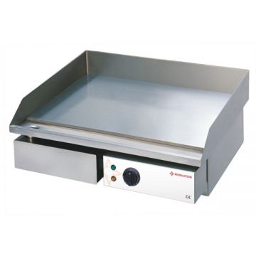 Gratar Electric Profesional cu Suprafata Neteda 3000 W, Revolution by Hendi, 550x480x H - 230 mm