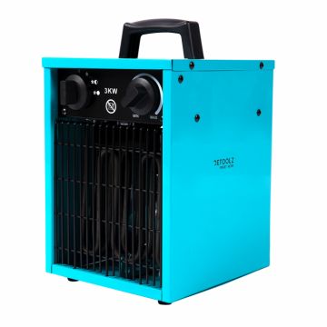 Aeroterma electrica,industriala,Detoolz DZ-EI111, 3 trepte, 3000W, 10236BTU