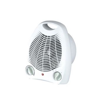 Aeroterma Eltron EL205 portabila cu ventilator, 2000W, 2 Trepte putere, Alba