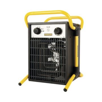 Aeroterma industriala Stanley, 5000W, 2 trepte, termostat mecanic, IPX4, 35 x 37,5 x 45,5 cm