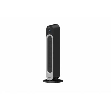 Aeroterma turn Zilan ZLN5657, 2200W, 3 trepte de viteza, temporizator 12h, Negru