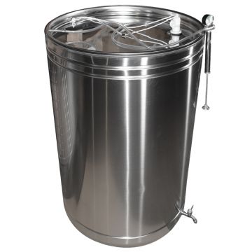 Butoi (cisterna) INOX cu capac flotant 102 L si camera din silicon, cadou robinet din INOX