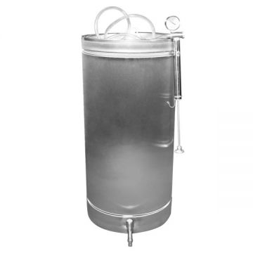 Butoi Inox cu Capac Flotant si Canea, 102L