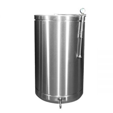 Butoi Inox cu Capac Flotant si Canea, 150L