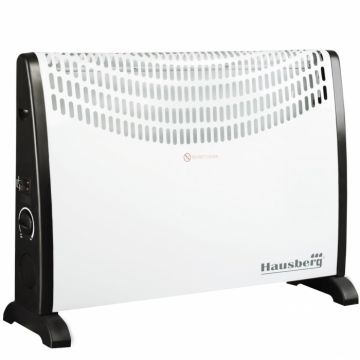 Convector electric podea perete Hausberg HB 8191, 2000 W, 3 nivele de putere, termostat reglabil