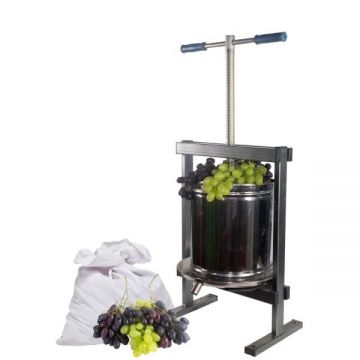 Teasc Presa struguri Vilen Inox 15L, cu picioare