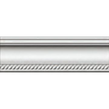 Bagheta decorativa Decosa 2842, alb, polistiren, 2 m