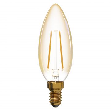 Bec LED Emos, lumanare, E14, 2.1 W, 190 lm, lumina alba naturala 2200 K