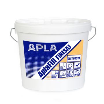 Glet pasta AplaFill, pentru finisaj interior, alb, 5 kg