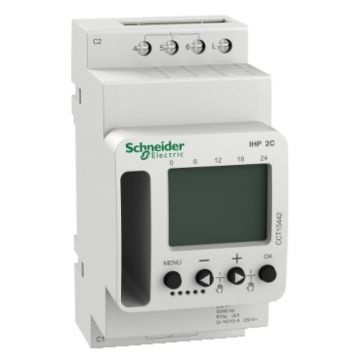 Intreruptor orar digital Schneider CCT15442 Acti9 IHP 2C e (24h/7z)
