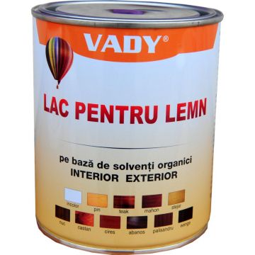 Lac alchidic Vady pentru lemn, cires, 0,75 L