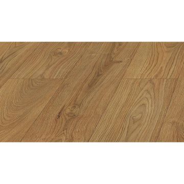 Parchet laminat 10 mm Swiss Krono Zodiak 4572 Libra Oak, nuanta inchisa, clasa de trafic 33, angle-angle, 1380 x 193 mm