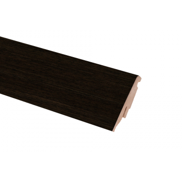 Plinta parchet MDF, wenge, 2440 x 60 x 19 mm