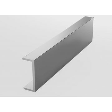 Profil aluminiu ER 1507 U/18x8mm, anodizat mat, 3 m