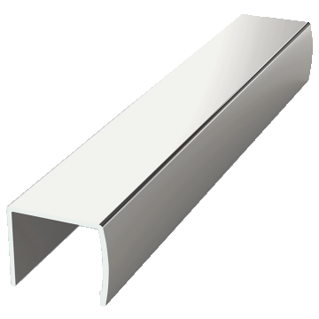 Profil aluminiu ER 5910 U/18 mm, anodizat mat, 3 m