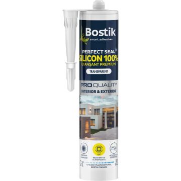 Silicon universal, transparent, Bostik, interior / exterior, 280ml