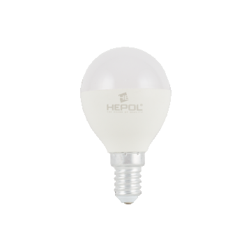 Bec LED Hepol, sferic, E14, 8W, 900 lm, lumina calda 3000K