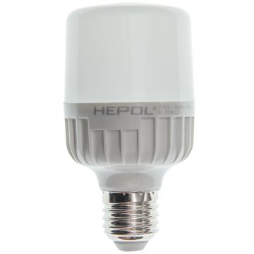 Bec LED Hepol, tubulat T60, E27, 12 W, 1100 lm, lumina calda 3000 K