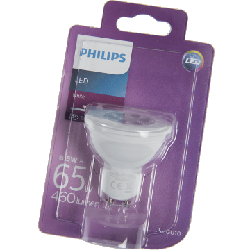 Bec Philips LED GU10 WH, 6.5 W, 230 V, 36D