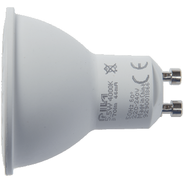 Bec Pila LED Philips, 4.7-50W, GU10, alb rece, 36D