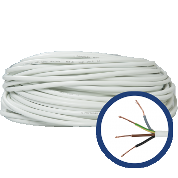 Cablu electric MYYM H05VV-F, 4 x 1.5 mmp, izolatie PVC