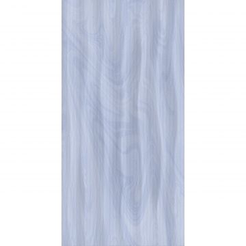 Faianta baie Kai Celine, albastru, lucios, model, 60 x 30 cm