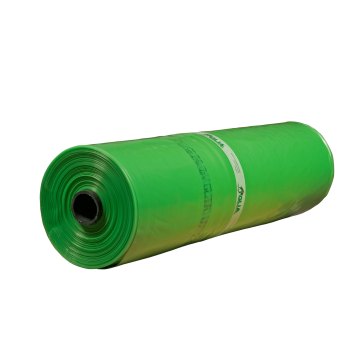 Folie polietilena Glia UV, 0,14 mm grosime, PE natur, verde, rezistenta UV 36 luni, 12 m latime