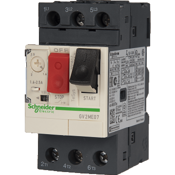 Intrerupator automat motor TeSys GV2 ,3P, Schneider GV2ME07AP, 1.6-2.5A