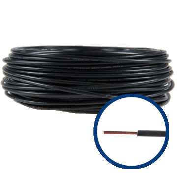 Cablu electric FY/ H07V-U 6 mm negru