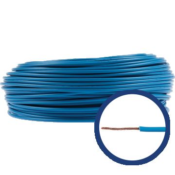 Cablu electric MYF (H05V-K) 1.5 mmp, izolatie PVC, albastru