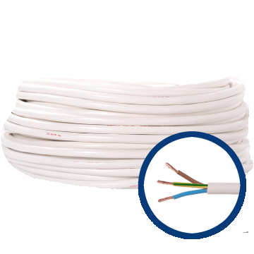 Cablu electric MYYM 3 x 6 mmp, izolatie PVC