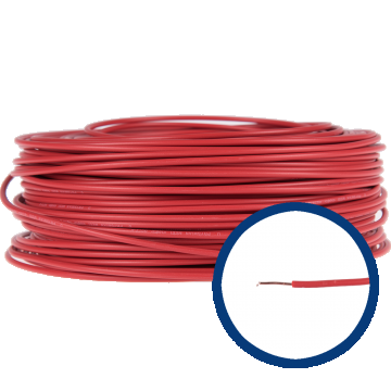 Conductor FY(H07V-U) 2.5 mm, rosu