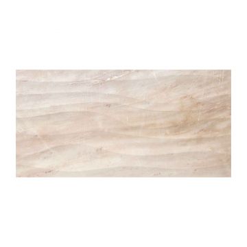 Faianta baie Cesarom, Soft, bej, lucios, aspect de marmura, 50 x 25 cm