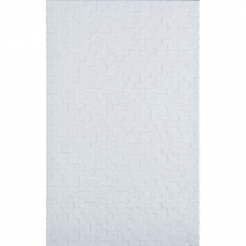 Faianta baie Kai Orion, alb, lucios, uni, 40 x 25 cm