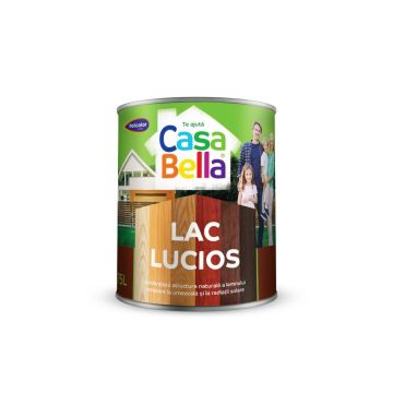 Lac pentru lemn Casabella, cires, pentru protectie, rezistenta UV, interior/ exterior, 0.75 l