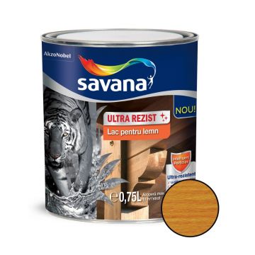 Lac pentru lemn Savana ultra rezist, interior / exterior, pin, 0.75 l