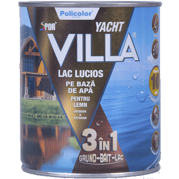 Lac Spor Villa Yacht lucios 3 in 1 stejar 0,75 L