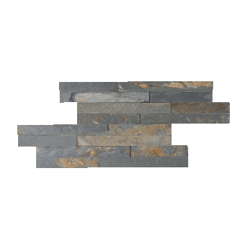 Piatra decorativa naturala Natimur, multi rustic, exterior, 40 x 10 cm