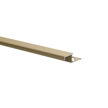 Profil incorporabil pentru treapta, S58, 13 mm, sampanie, 2,5 m