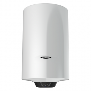 Boiler electric 50 l Ariston Pro 1 Eco, 1800 W, vertical, fara serpentine, 1 rezervor, alb, 16 kg, 553 x 470 x 470 mm