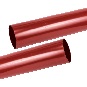 Burlan scurgere PVC Regenau, rosu RAL 3011, 3 m, diam. 100 mm