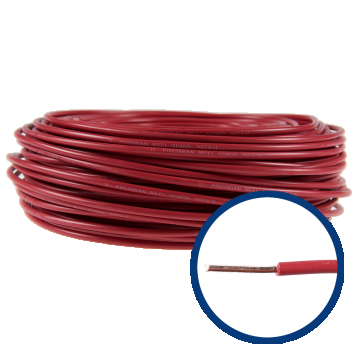 Cablu electric FY/ H07V-U 6 mm rosu