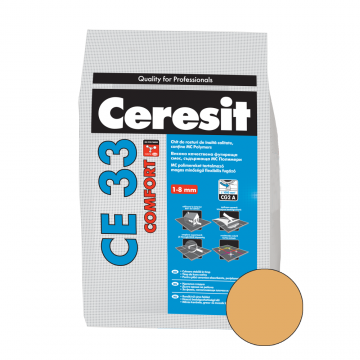 Chit de rosturi gresie si faianta Ceresit CE 33, cream, interior, 2 kg